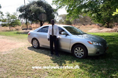 Privatchauffør leveret af Regeringen i Malawi