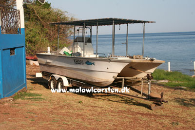 Metangula, fiskerilaboratoriets båd